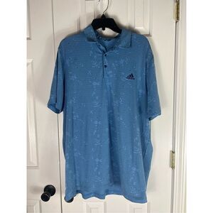 Adidas Mens Primegreen Blue Polo Shirt Size XL